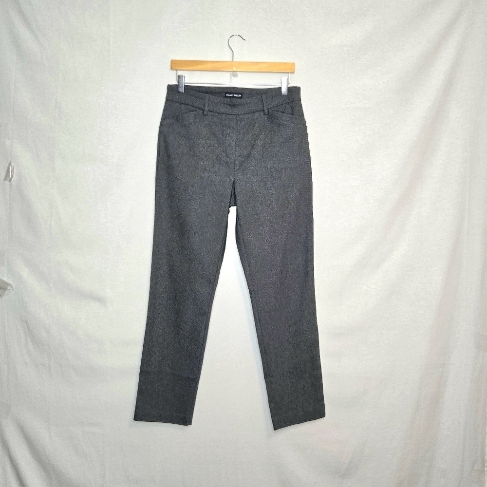 Hilary Radley Pull-on Pants. Gray/brown. Size Medium. - Picture 1 of 11